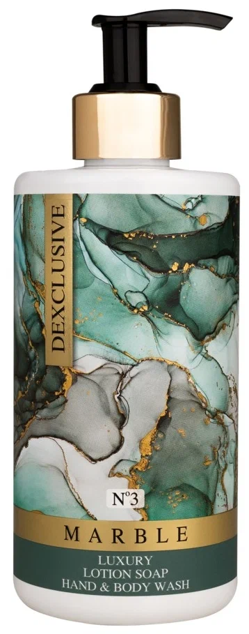 DEXCLUSIVE. Жидкое мыло и гель для душа 2-В-1 Marble Series №3, 400 мл ...